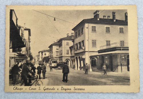 Cartolina chiasso svizzera - cartolina,