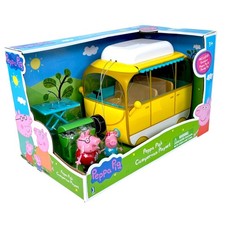 Peppa Pigs Camper Van Esclusivo Papà Picnic Grill Tenda Campeggio Giocattolo Età 3+