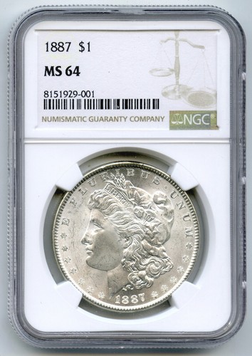 1887 morgan dollaro - 1887,