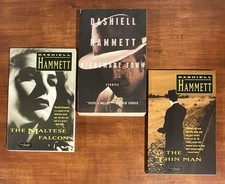 Dashiell Hammett Vintage Crime / Black Lizard Trade Paperback Book Lot (3)