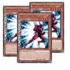 IMPULSORE RIVESTITO 3x • (Overlay Booster) • Rara • JUSH IT042 • 1Ed • Yugioh!