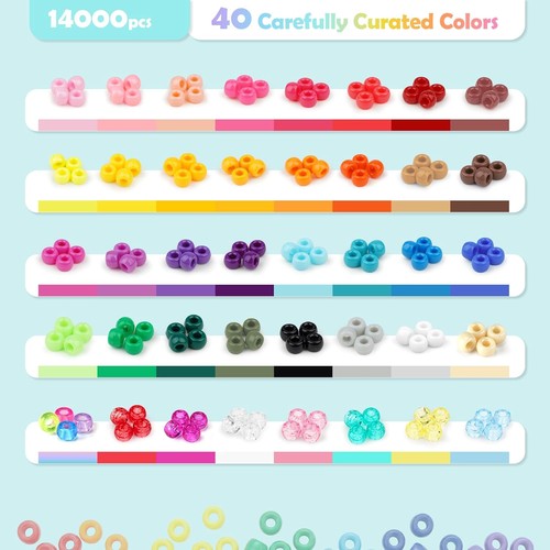 14000pcs kit perline pony 40 - pony,,