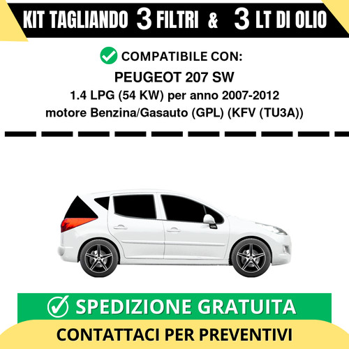 Tagliando per peugeot 207 - tagliando,
