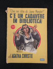 I Gialli Mondadori C'è Un Cadavere in Biblioteca di Agatha Christie Anno 1948