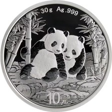 Moneta Argento Cina Panda 2026