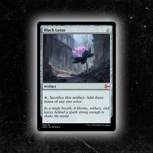 Black lotus carta - black,