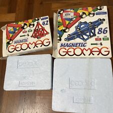 Geomag Magnetic Plastwood. Vintage Prime Edizioni 86 E 42 Pezzi Scatole Complete