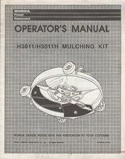 1991 HONDA MULCHING KIT