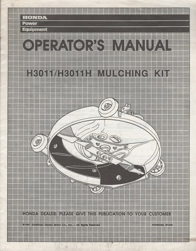 Kit mulching honda - kit,