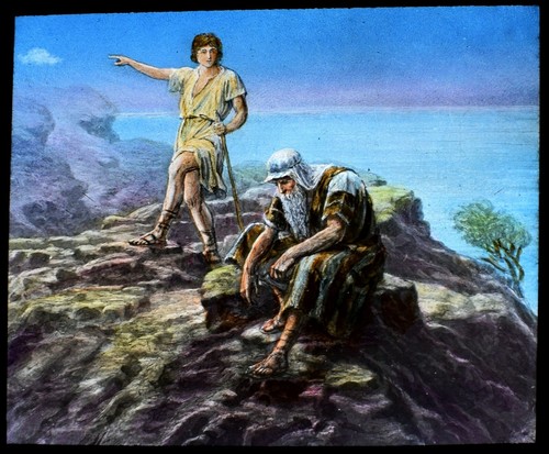 Magic lantern slide - magic,