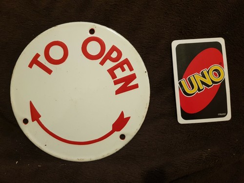 Genuine arp enamel sign - arp, round