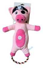 Peluche cane pirata rosa