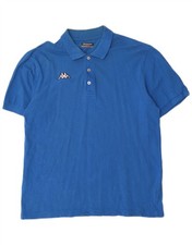 Polo uomo KAPPA XL blu cotone