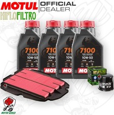 Kit tagliando Olio Motul 7100 10W50 + Filtri HONDA VFR 800 F 2003 Interceptor