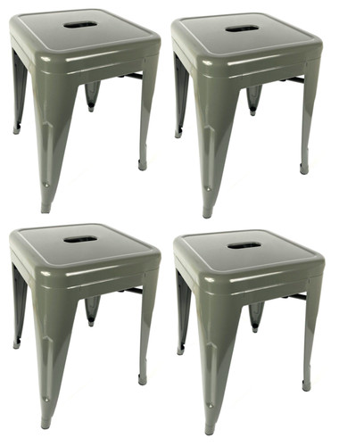 Sgabelli metallo duhome - 4,