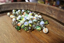 LOTTO N. 64 PALLINE BIGLIA BIGLIE VETRO