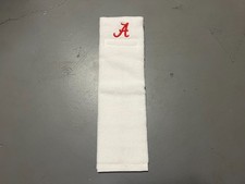 Alabama Crimson Tide Team Emesso Giocatore Bianco Esclusivo Gioco Asciugamano Calcio
