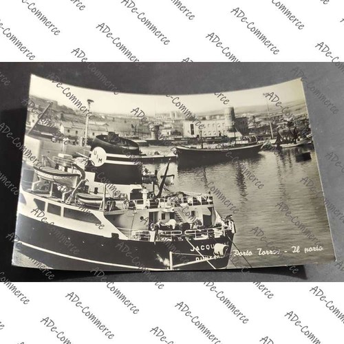 Cartolina porto torres il - torres,