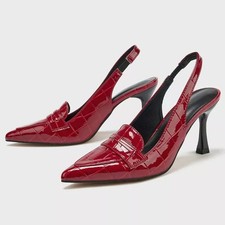 Decolte Donna Rosso Vino Tacco