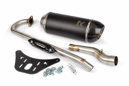 Kit scarico turbo carbonio - turbo, h2