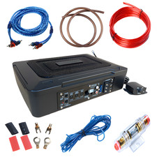 Subwoofer attivo 12 pollici sottile auto sottosella cassa basso 1000W piccolo mini piatto