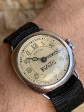 1948 OROLOGIO MILITARE VINTAGE BASE RE FAROUK D'EGITTO REGALO REALE...