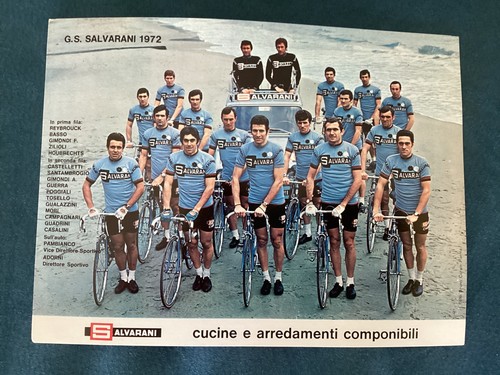 Cartolina squadra ciclismo - cartolina,