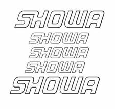 5 Adesivi HRC SHOWA Moto Gp