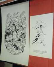 3 x litografia e poster Tex