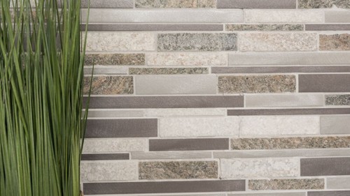 Piastrella mosaico quarzite