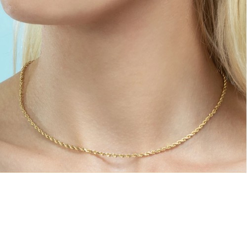Collana catena corda oro