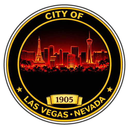 Adesivo city las vegas - adesivo,