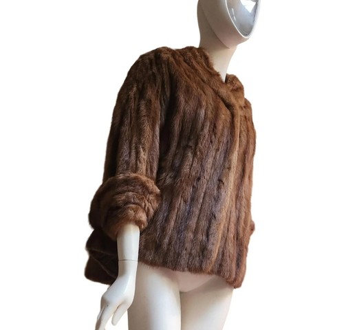 Pelliccia corta visone - , vintage