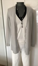 Cardigan Zara in cashmere blu