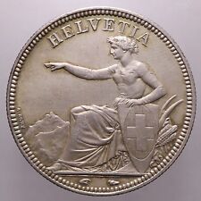 5 FRANCHI 1851 PARIGI SPL+ - SVIZZERA - PERIZIA NIP GRIMOLDI