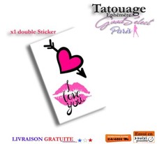 Tatouage temporaire coeur - tatouage, -coeur