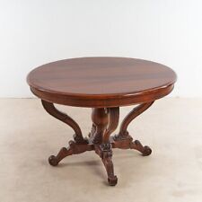 TAVOLO TONDO IN NOCE