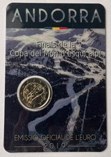 Coincard ANDORRA 2 Euro 2019 - "Copa del Mon d'esquì alpì" - SCI Alpino