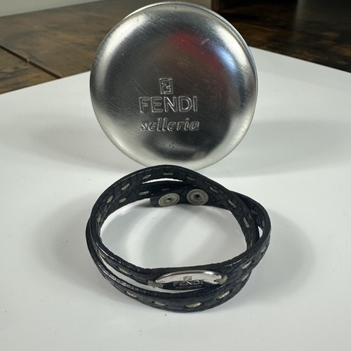 Bracciale fendi pelle - fendi, nera