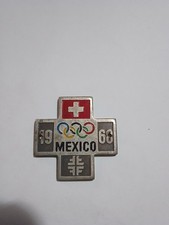 Mexico Olimpiadi 1968 Medaglia Piastrina Originale Cm3,5