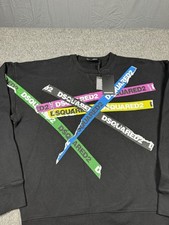 Felpa uomo Dsquared2 nastro