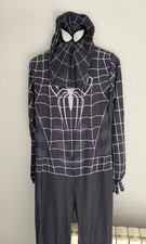 Costume Spiderman Black edition Vestito completo Maschera+tuta Unisex