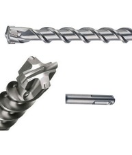 Punta 2 Tagli Per Muro Sds Max/plus Da 600 / 800 / 1000 Mm Per Trapano Martello