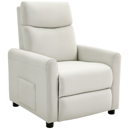 Homcom poltrona reclinabile - poltrona,