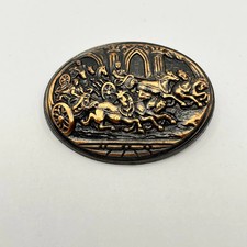 8848 Spilla vintage in ottone