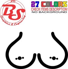6" Boobs Boobies Tits Titty