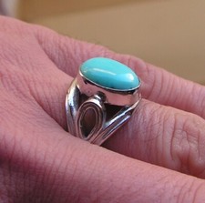 Anello Arizona turchese originale fatto a mano made in Italy regalo protezione fortuna p
