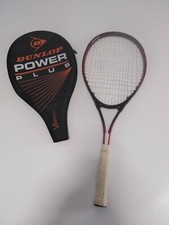 Dunlop power plus vibrotech Racchetta vintage con sacca (art. mirko 003)