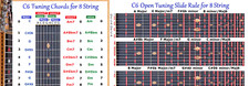 C6 CHORD & SLIDE RULE CHARTS