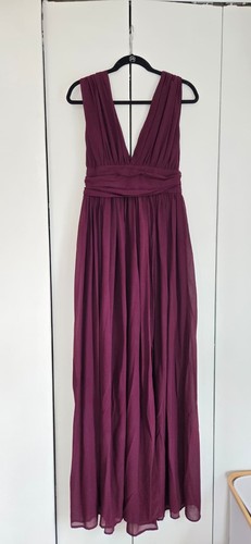 Maxi abito soiéblu bordeaux - abito,